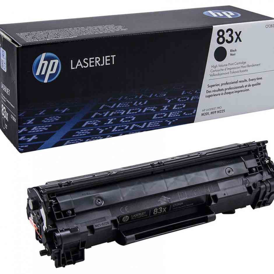 UNITСЕРВИС Картридж лазерный HP (CF283X) LaserJet Pro M201/M225, черный, оригинальный, ресурс 2200 страниц 