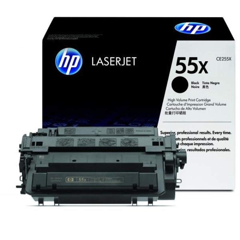 UNITСЕРВИС Картридж лазерный HP (CE255X) LaserJet P3015d/P3015dn/P3015x, №55X, оригинальный, ресурс 12500 страниц