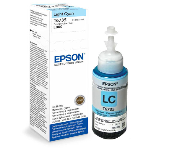 UNITСЕРВИС Чернила Epson L800/L1800/L810/L850 (О) C13T67354A, light cyan, 70ml