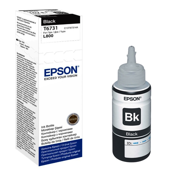 UNITСЕРВИС Чернила Epson L800/L1800/L810/L850 (О) C13T67314A, black, 70ml