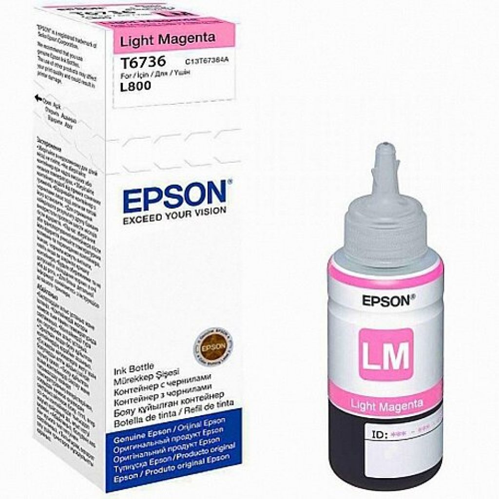 UNITСЕРВИС Чернила Epson L800/L1800/L810/L850 (О) C13T67364A, light magenta, 70ml