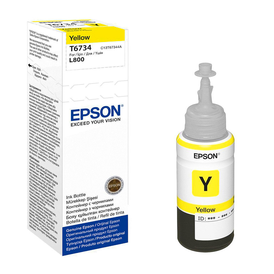 UNITСЕРВИС Чернила Epson L800/L1800/L810/L850 (О) C13T67344A, yellow, 70ml