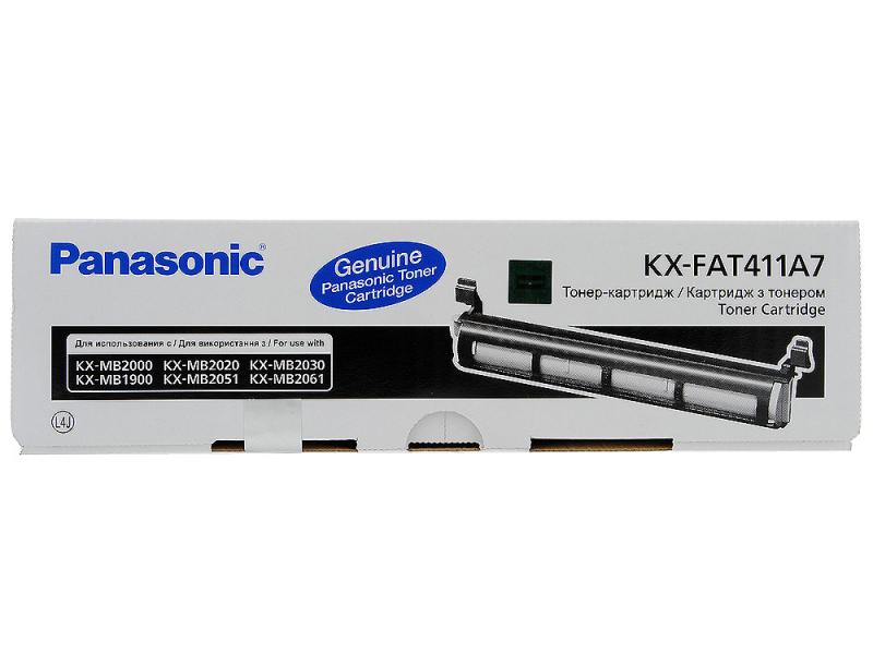 UNITСЕРВИС Картридж PANASONIC KX-FAT411A7, черный